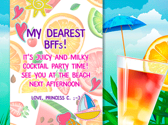 BFF Princesses Cocktail Party